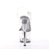 7" Heel, 2 3/4" PF 7" - 7 1/2" Heel Clr/Clr SKY308/C/M
