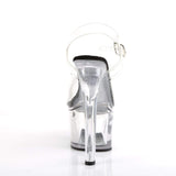Tipjar 708-5 Clear/Black Footbed