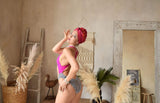 Shark Polewear Bodysuits Body Vashkelita Hot Pink/Striped