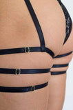 Sorte Accessories "Temptation" Garter Belt - Black Lace
