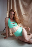 Sway Polewear Bottoms Bettie Shorts- Green Aventurine Regenerated Nylon