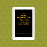 Bee's Knees Knee Pads Pole Instructor Planbook