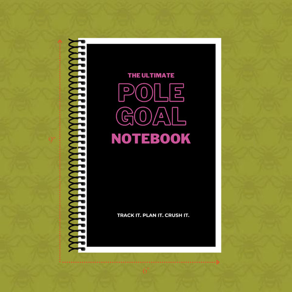 Bee's Knees Knee Pads Ultimate Pole Goal Notebook