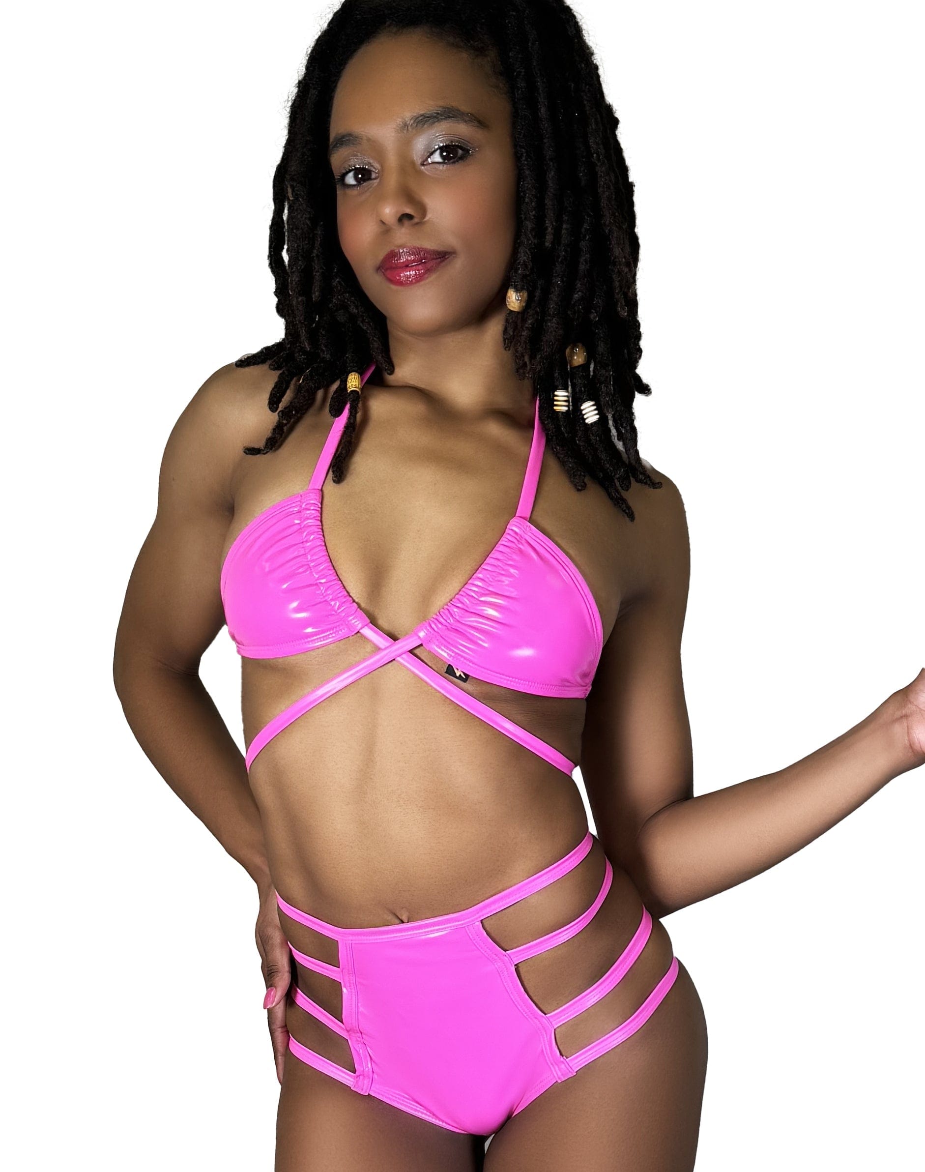 Cleo The Hurricane Bikini Pop Liquid String Bikini Top