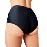 Cleo The Hurricane Hot Pants Essential Pin-up High Waisted Hot Pants - Black