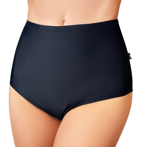 Cleo The Hurricane Hot Pants Essential Pin-up High Waisted Hot Pants - Black