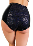 Cleo The Hurricane Hot Pants Outshine Sequin High Waisted Hot Pants