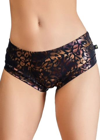 Cleo the Hurricane Shorts Fire Cheetah Hot Pants