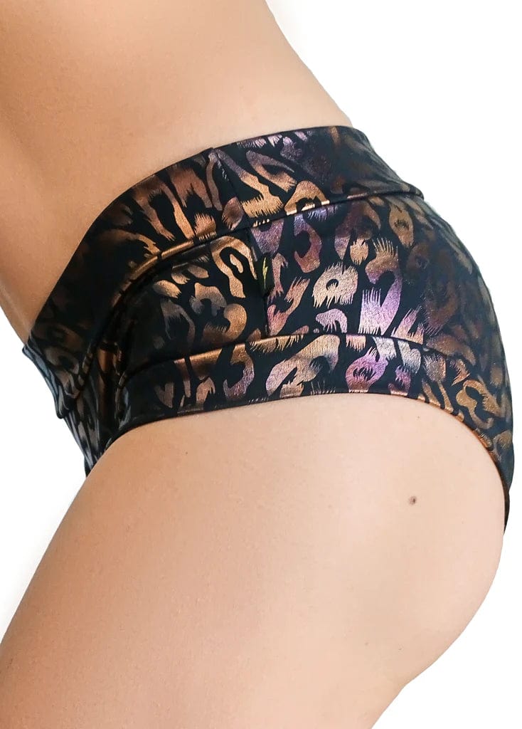 Cleo the Hurricane Shorts Fire Cheetah Hot Pants