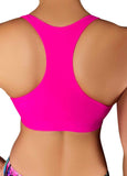 Cleo the Hurricane Tops Essential Twist Top- Hot Pink