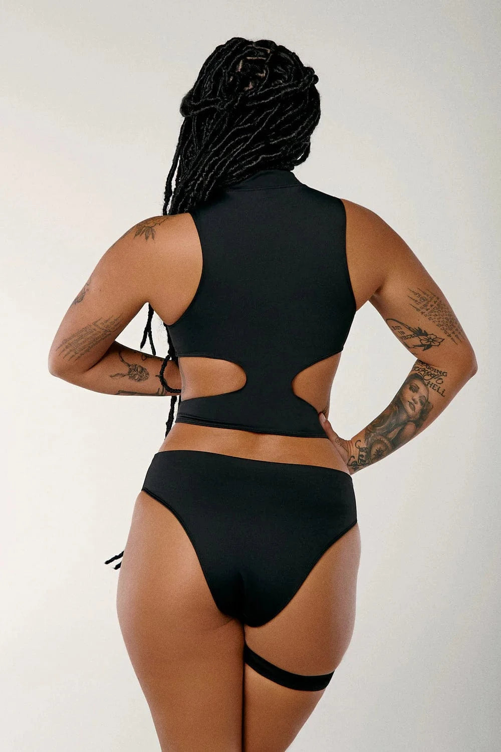 Creatures of XIX Bottoms High Waist Basic Bottom- Black