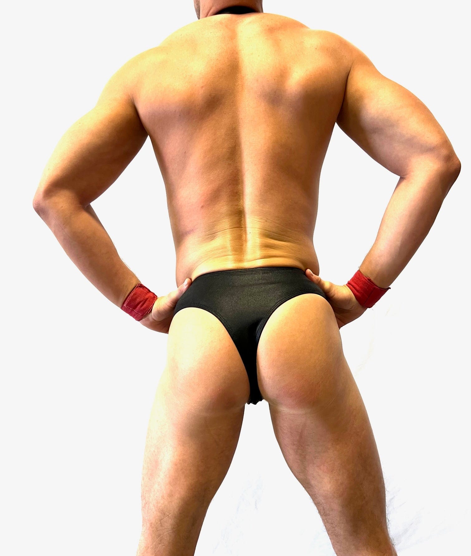 GRENADE DANCE WEAR Shorts Tanga Suspender Bottom- Black