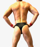 GRENADE DANCE WEAR Shorts Tanga Suspender Bottom- Black