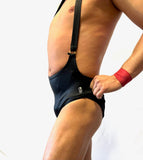 GRENADE DANCE WEAR Shorts Tanga Suspender Bottom- Black