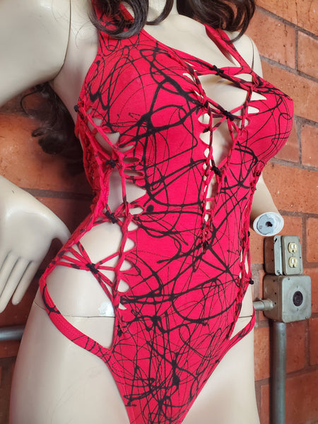 Red Drizzle Hot Girl Summer Bodysuit