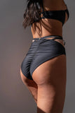 Lunalae Bottoms Adele High Waist Bottom Recycled- Black