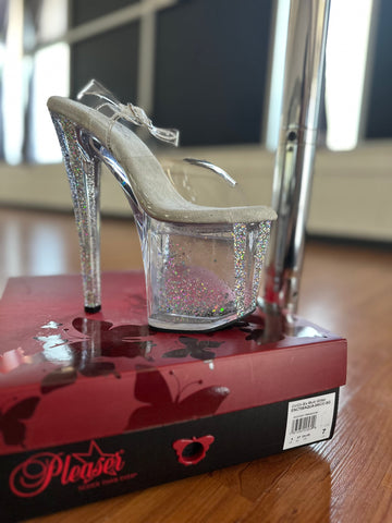 Pleaser SALE - Enchant 708 Aqua-04 Size 7