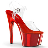 Pleaser Shoes Adore 708 Chrome