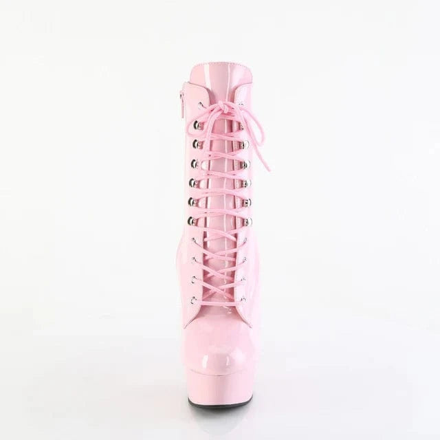 Pleaser Shoes Delight 1020 Baby Pink Pat.