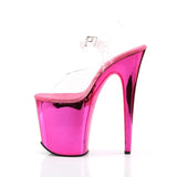 Pleaser Shoes Flamingo 808 Chrome