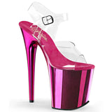 Pleaser Shoes Flamingo 808 Chrome