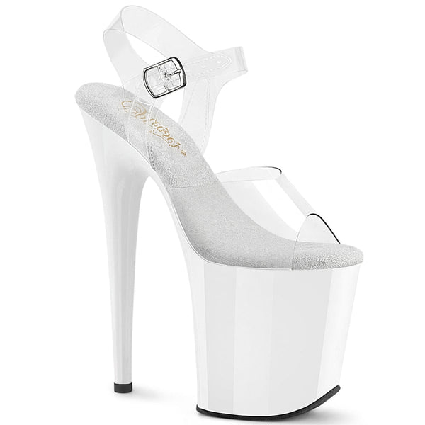 Pleaser Shoes Flamingo 808 White