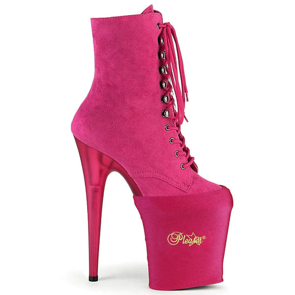 PoleActive Pleaser Shoe Cover - Hot Pink Lycra