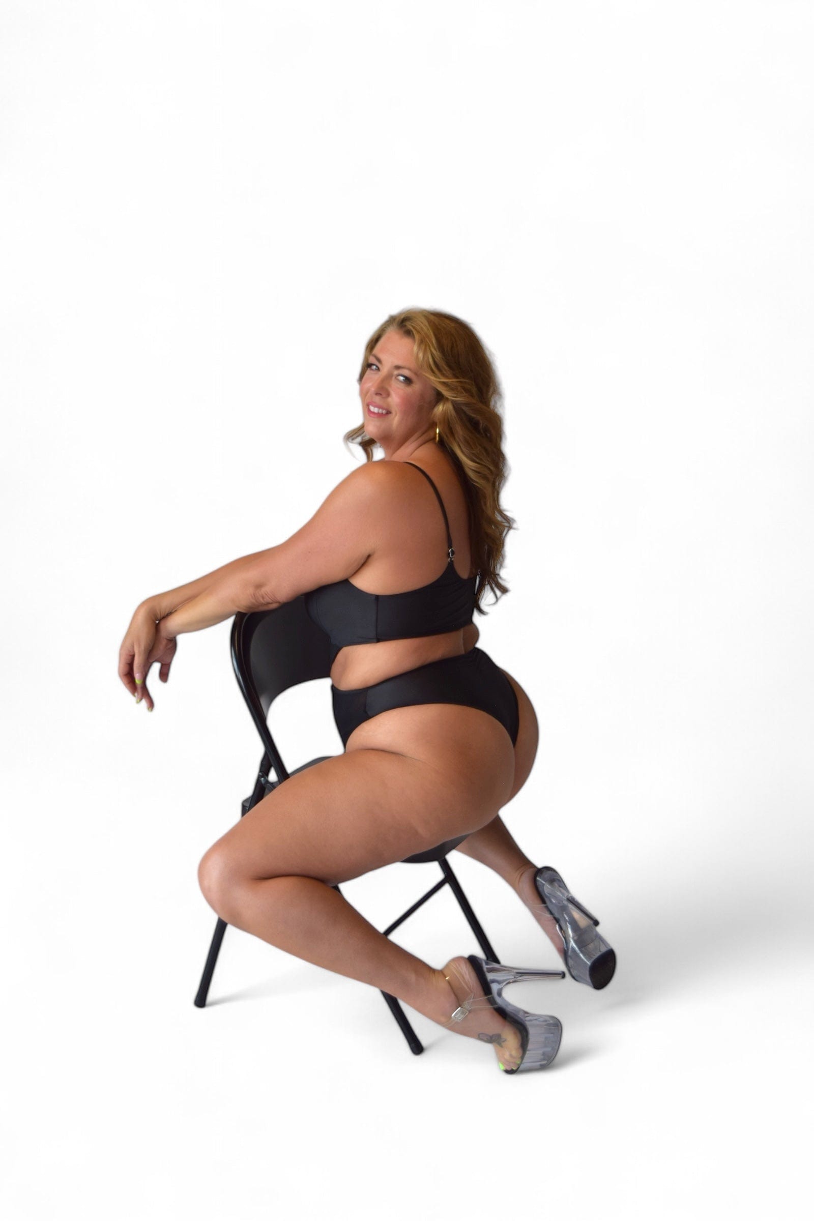 Slink Apparel Body Suit Black Vixen Pole Dance Bodysuit / Monokini