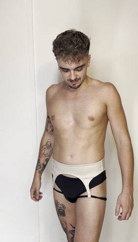 Sway Polewear Apparel & Accessories Ruby Shorts with Front Pouch - Champagne Gold