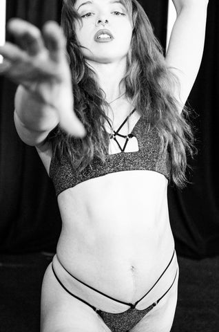 Sway Polewear Bottoms Temptress Thong - Starry Night