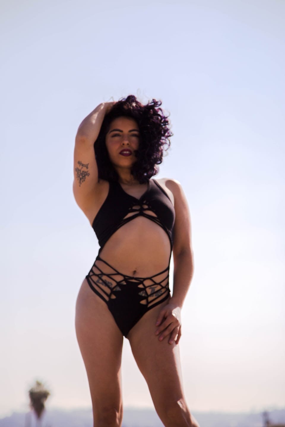 Twisted Movement Bodysuit Black Burner Bodysuit
