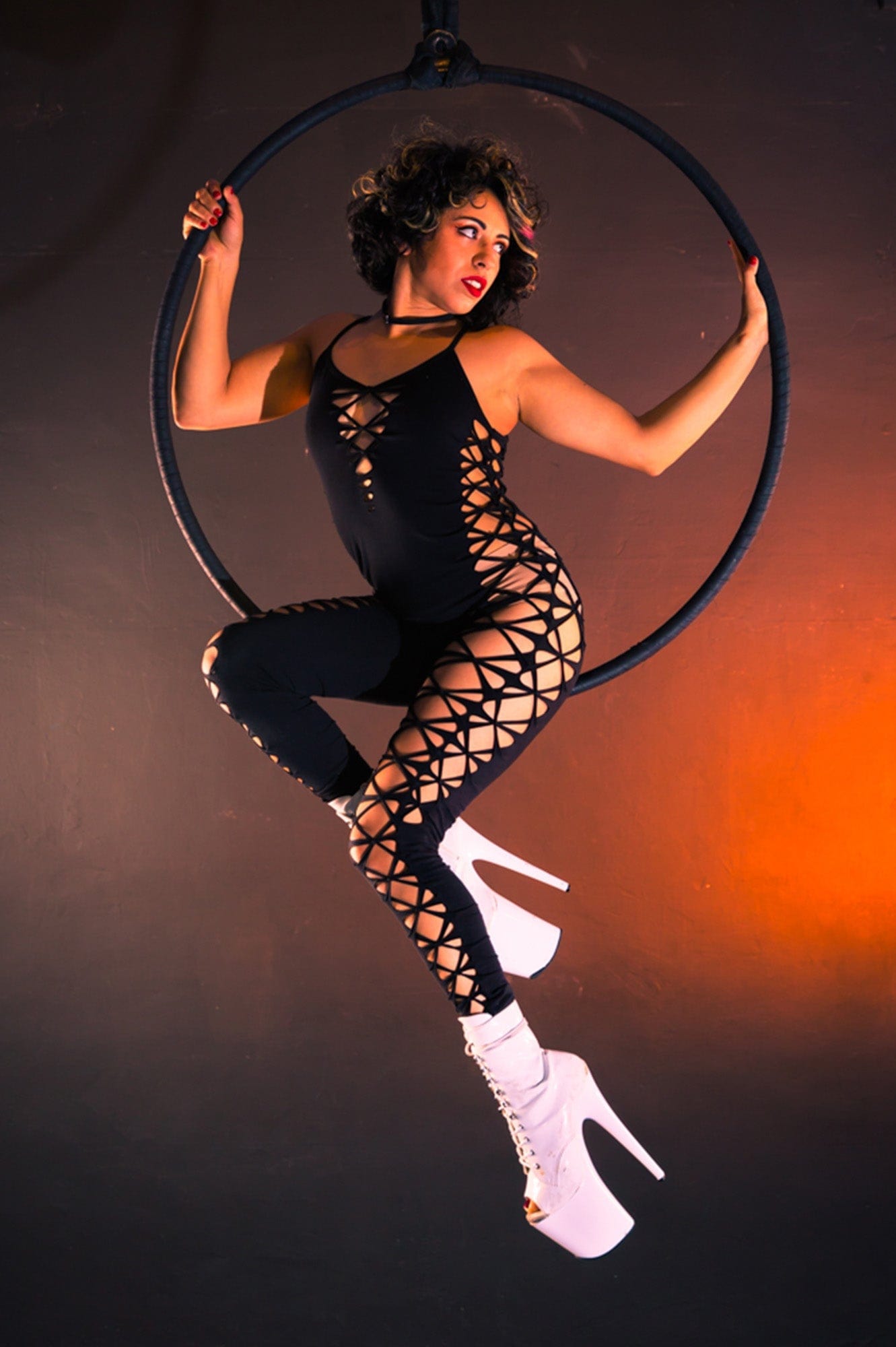 Twisted Movement Catsuit Black Chaos Catsuit