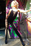 Twisted Movement Catsuit Black Chaos Catsuit