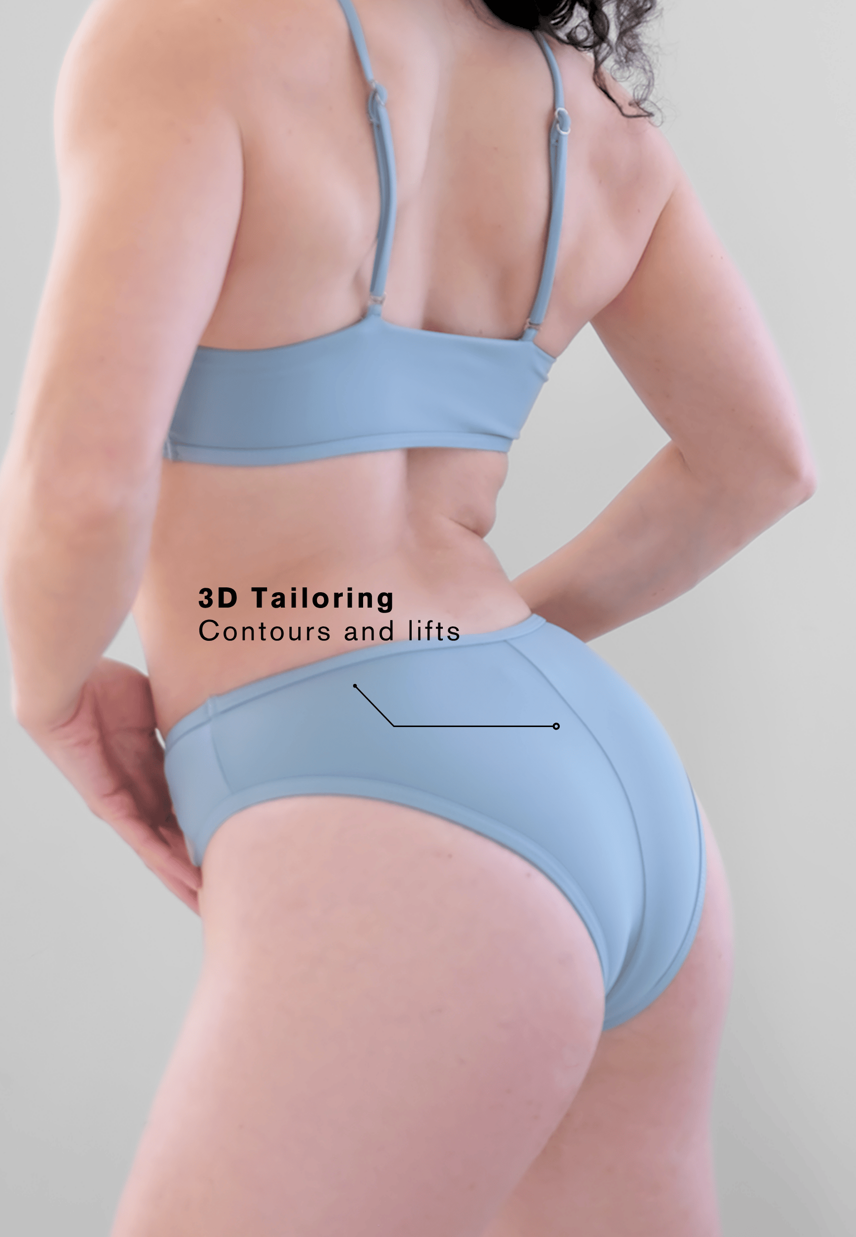 Zerone Design Pole Bottoms Sora Pole Bottom Blue Mist