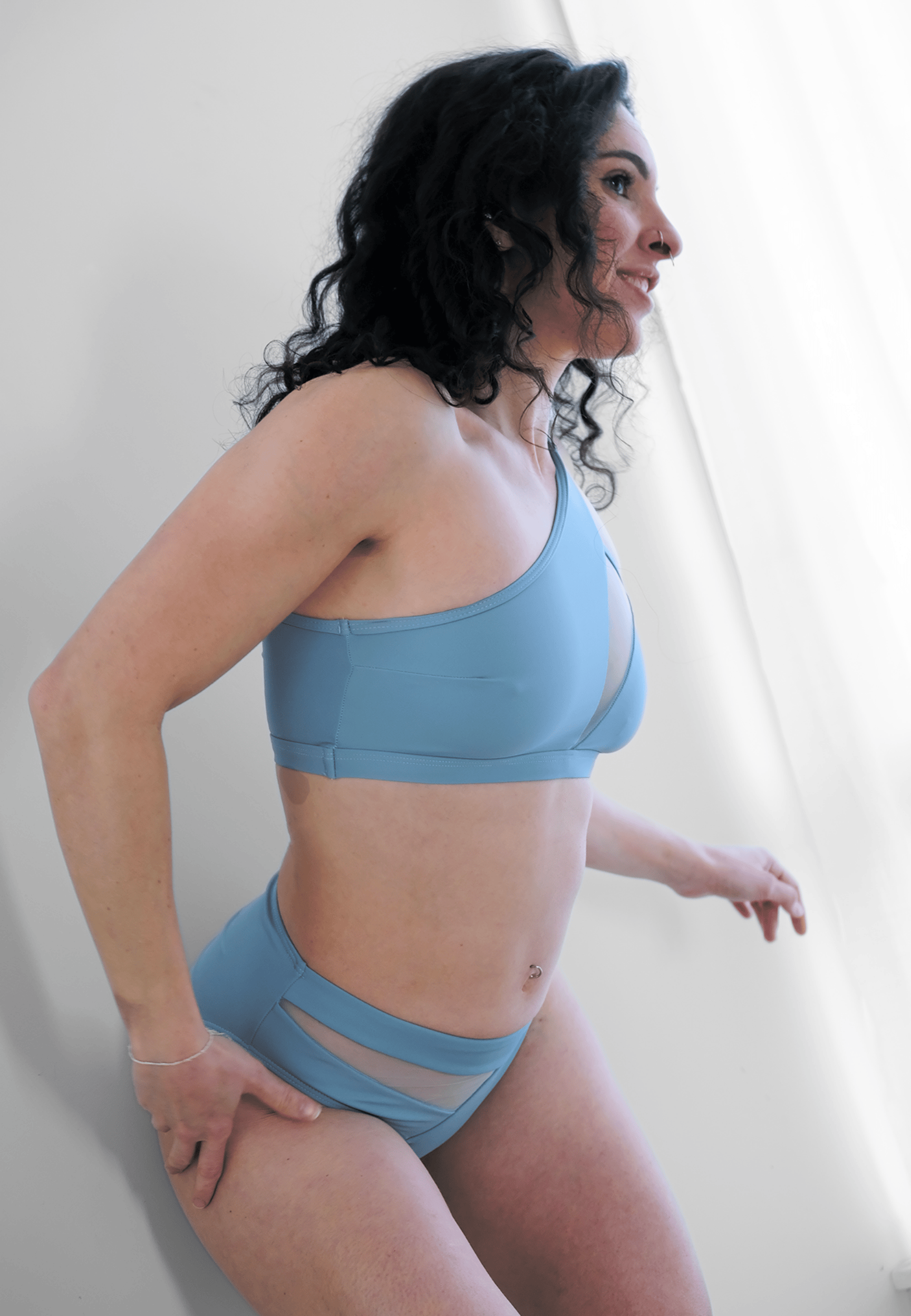 Zerone Design Pole Bottoms Zayra Pole Bottom Blue Mist