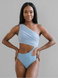 Zerone Design Selene Pole Bodysuit Blue Mist