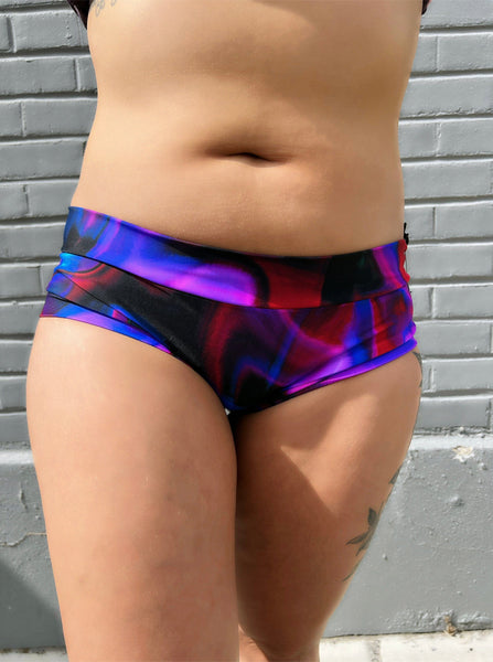 Cleo the Hurricane Bottoms Twilight Swirl Hot Pants