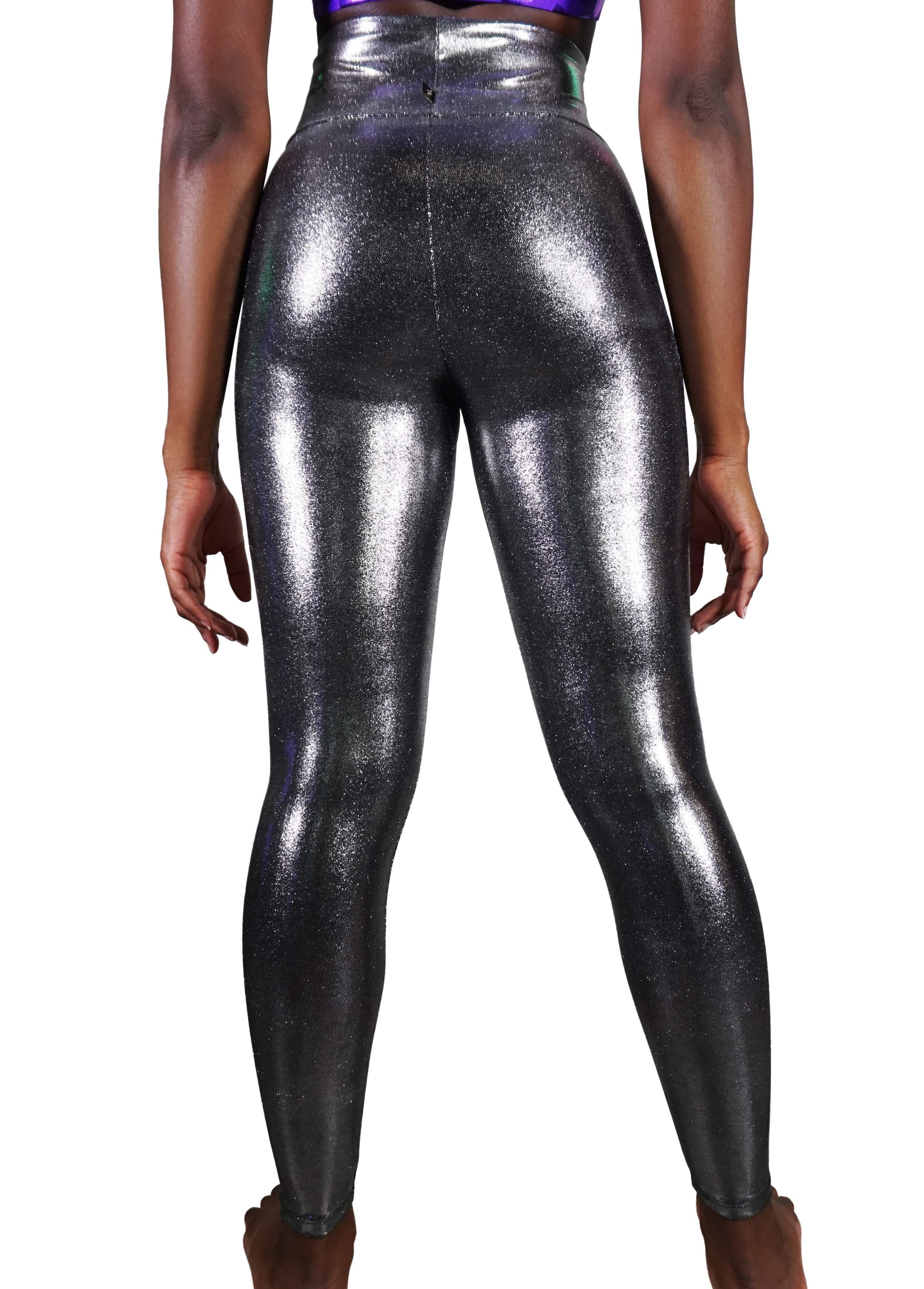 Cleo the Hurricane Leggings Chrome High Rise Leggings