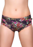 Gunmetal Garden Hot Pants - Cleo the Hurricane - PoleActive