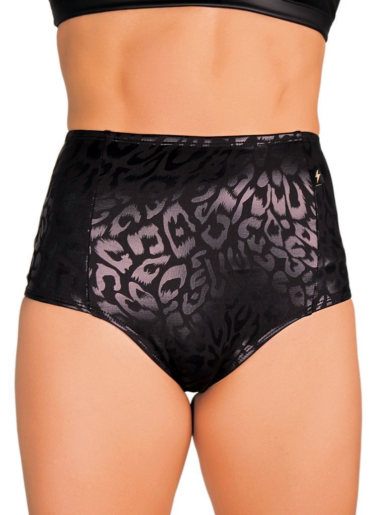 High Waisted Hot Pants - Fierce Cheetah - Cleo the Hurricane - PoleActive