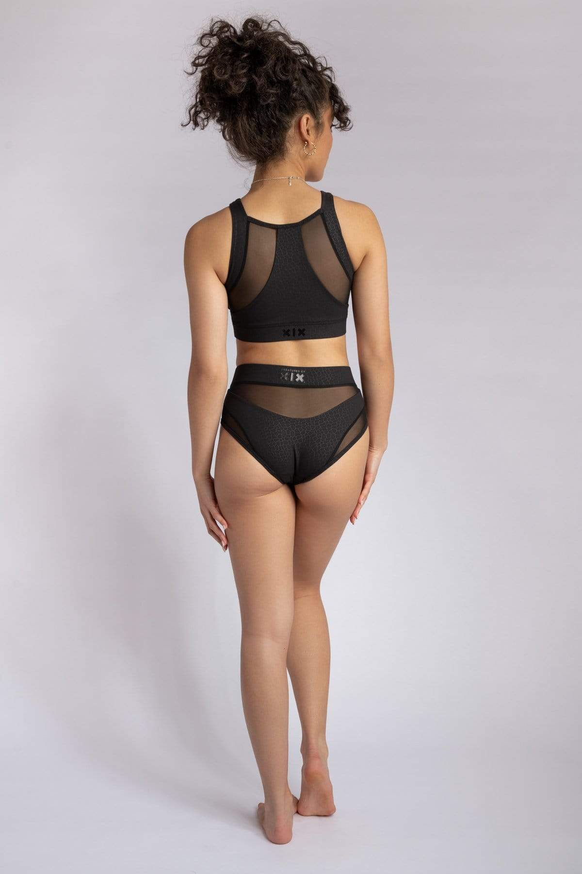 Creatures of XIX Bottoms High waisted bottoms- Black Croc