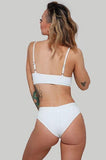 Creatures of XIX Bottoms Hills Bottoms Ribbed White