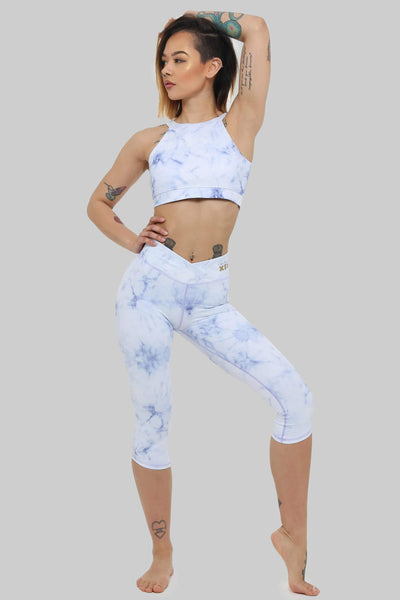 Capri Frosted Marble Leggings - Creatures of XIX - PoleActive