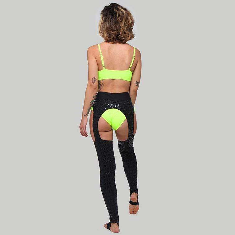 Creatures of XIX Leggings Gecko Grip Cowgirl Leggings Black