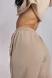 Oversized Jogger Bottoms - Fawn