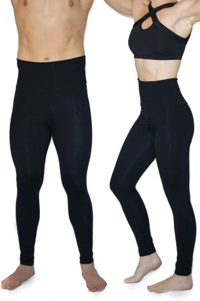 Grata Designs Bottoms Super High Waist Cotton Stretch Black Leggings