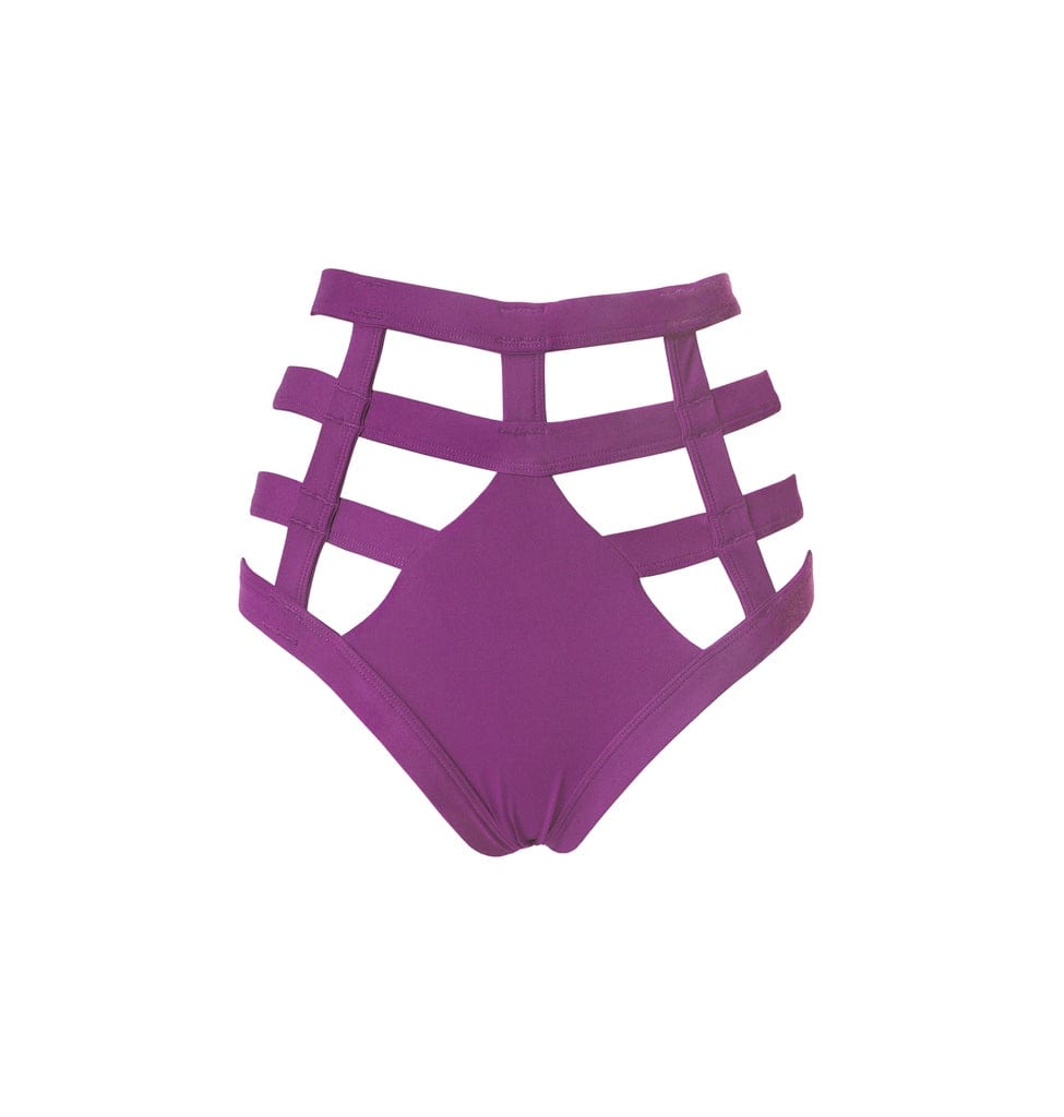 Hamade Activewear Bottoms Violet Caged High waisted Bottom