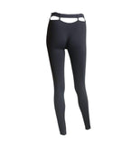 Hamade Activewear Leggings Iron Grey Metallic Buckle Leggings