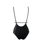 Black Strappy Ring Front Bottom - Hamade Activewear - PoleActive