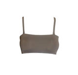 Hamade Activewear Tops Coconut Husk Brown Bandeau Top